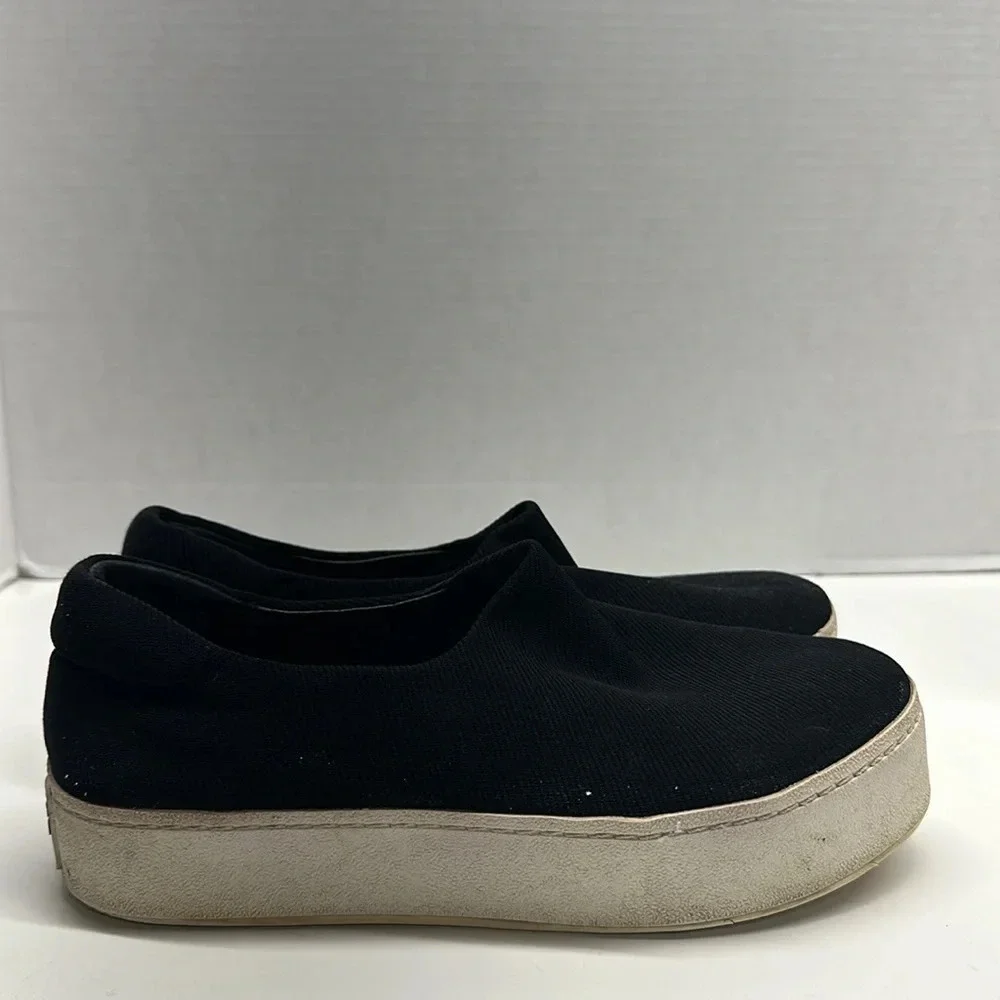 Opening Ceremony Cici Sneakers Platform Slip On Shoes Black White Size 39 US 9